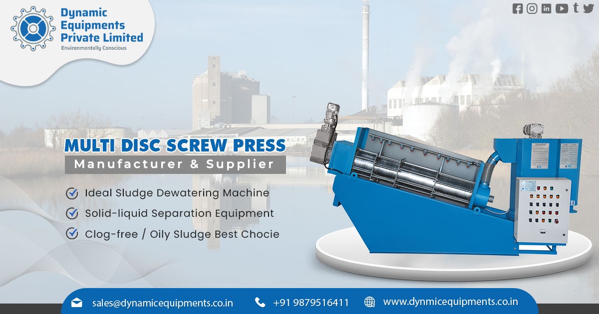 Multi Disc Screw Press Manufacturer