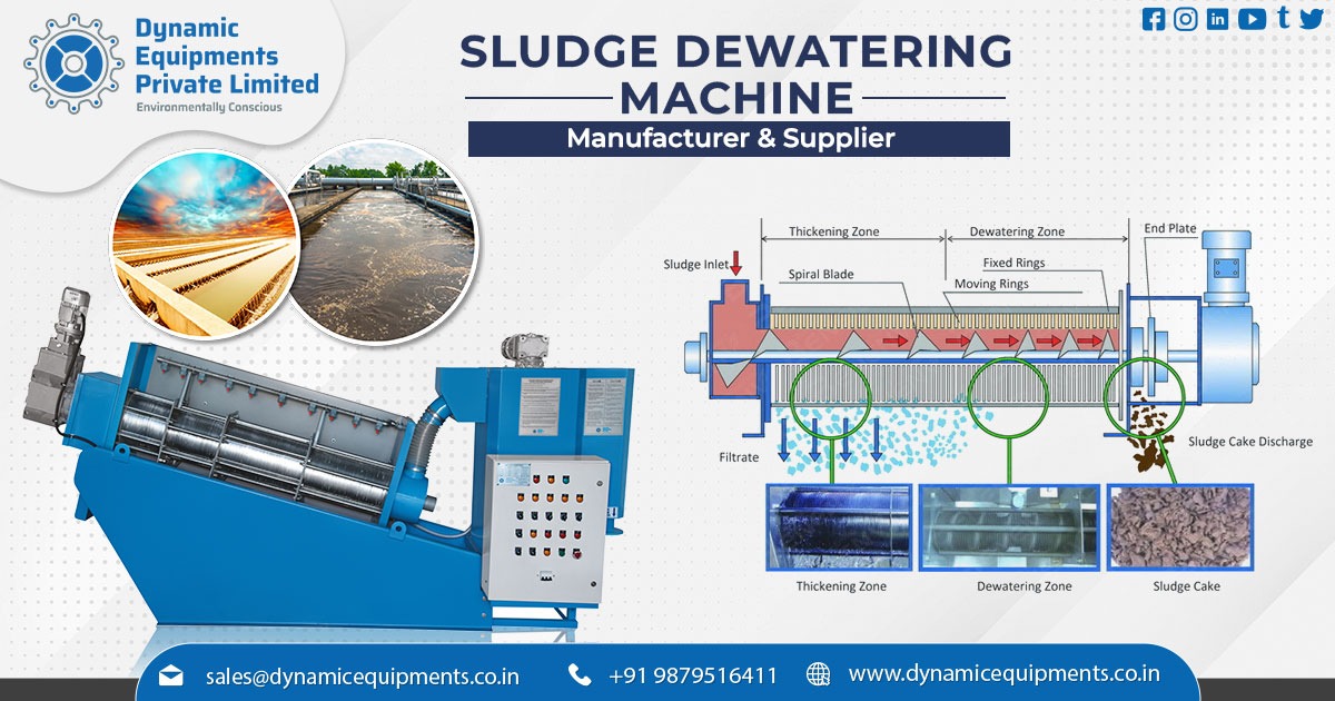 Supplier of Sludge Dewatering Machine In Rajkot