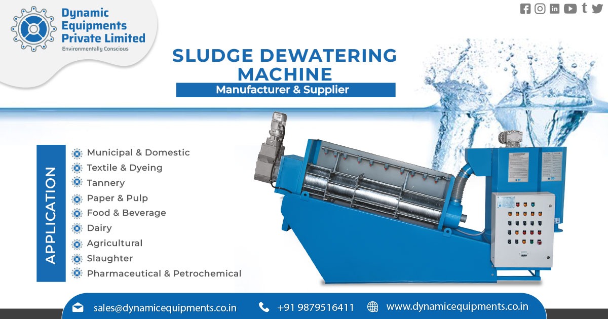 Sludge Dewatering Machine