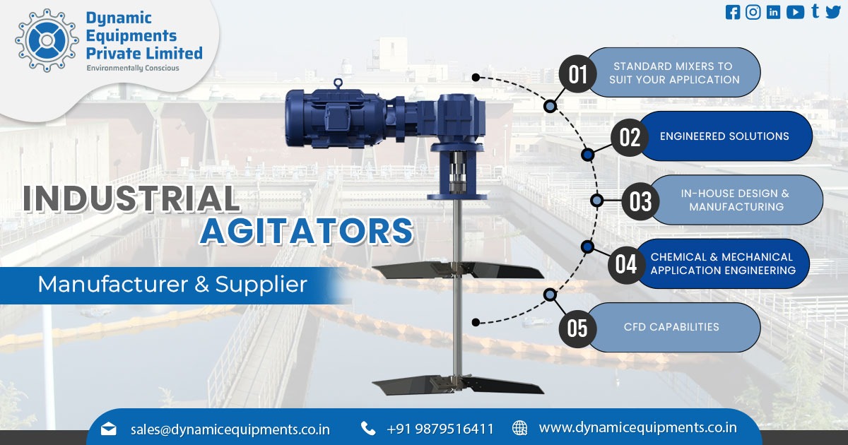 Industrial Agitator Manufacturer By Dynamic Equipments