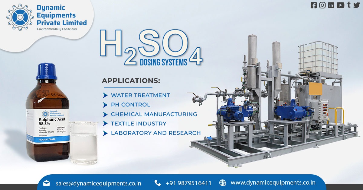 Manufacturer and Supplier of H2SO4 Dosing System