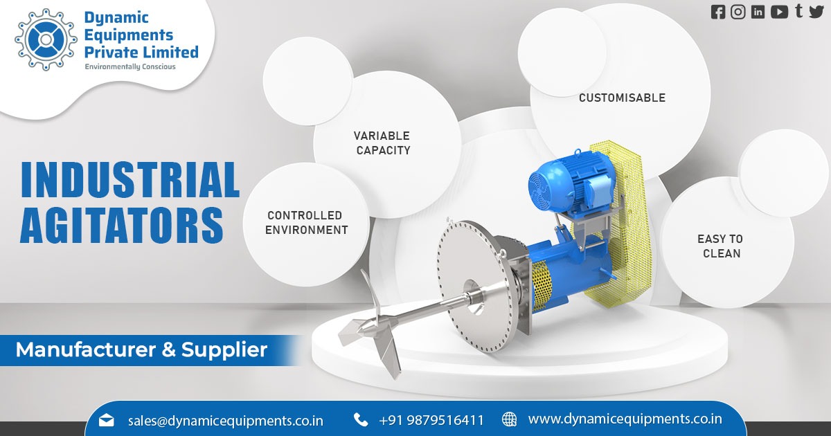 Industrial Agitators Mixers Manufacturer and Supplier