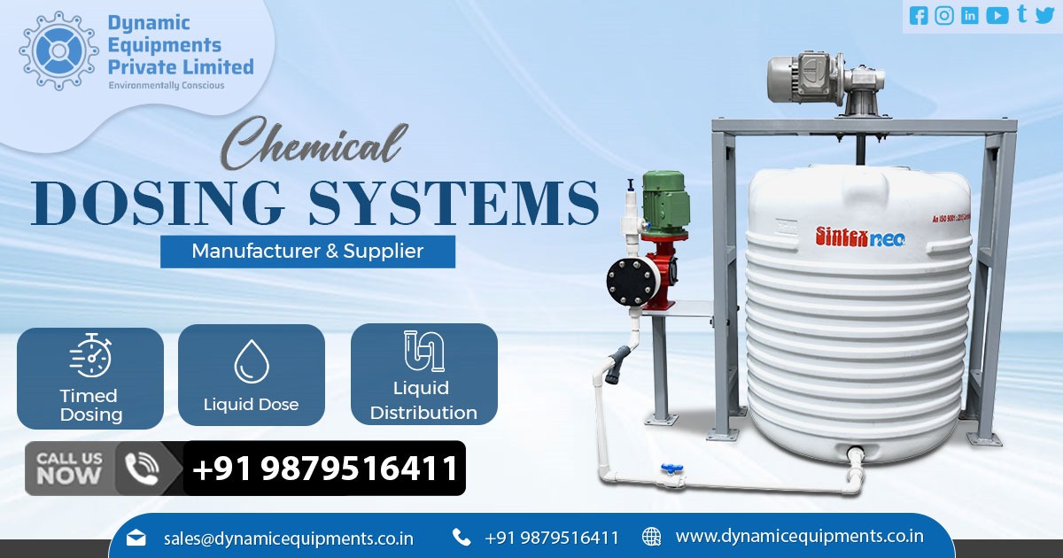 Manufacturer of Accurate Chemical Dosing Systems