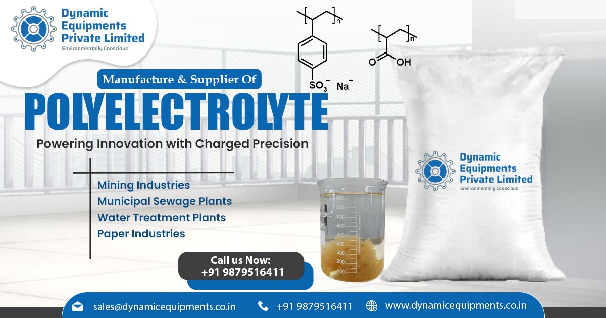 Manufacturer of Organic Polyelectrolytes in Water Treatment
