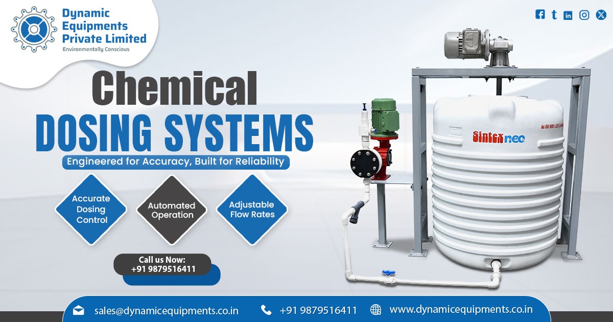 Manufacturer of Chemical Dosing System for RO Plant