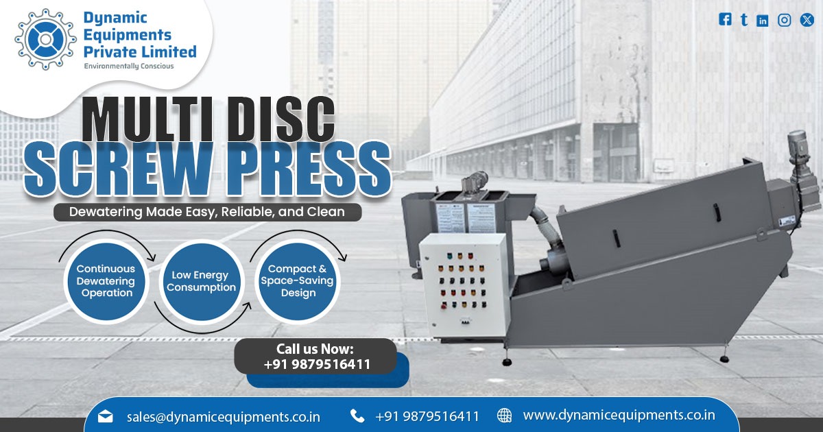 Innovative Multi-Disc Screw Press Design for Enhanced Filtration and Pressing
