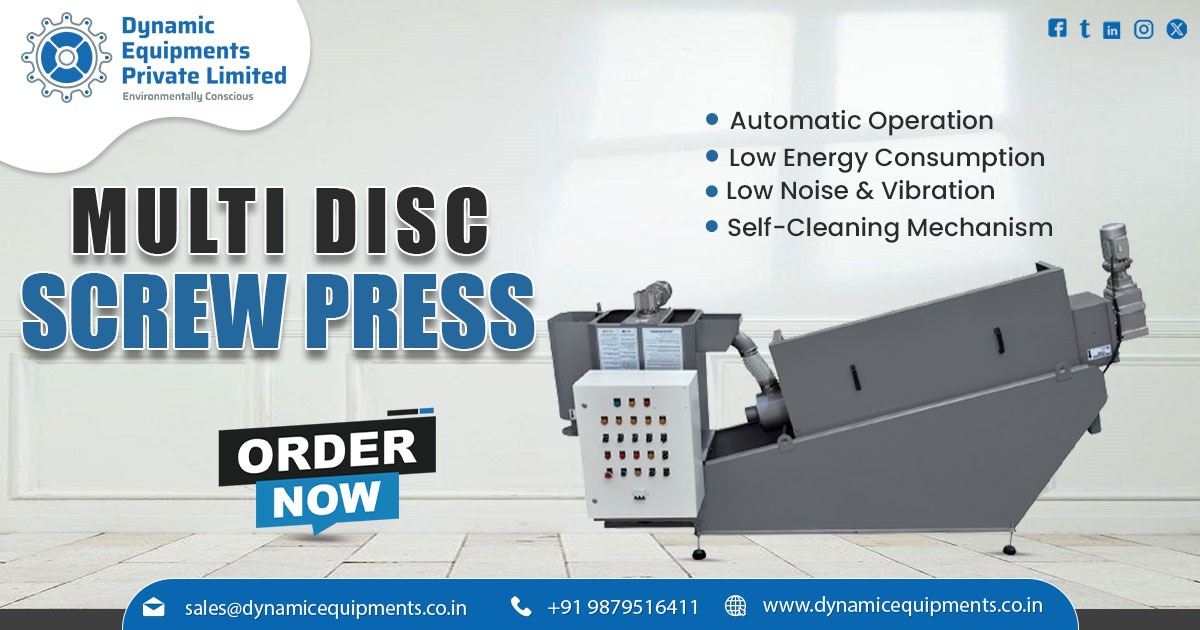 Where to Buy Multi Disc Screw Press for Industrial Dewatering? | Best Prices & Quality