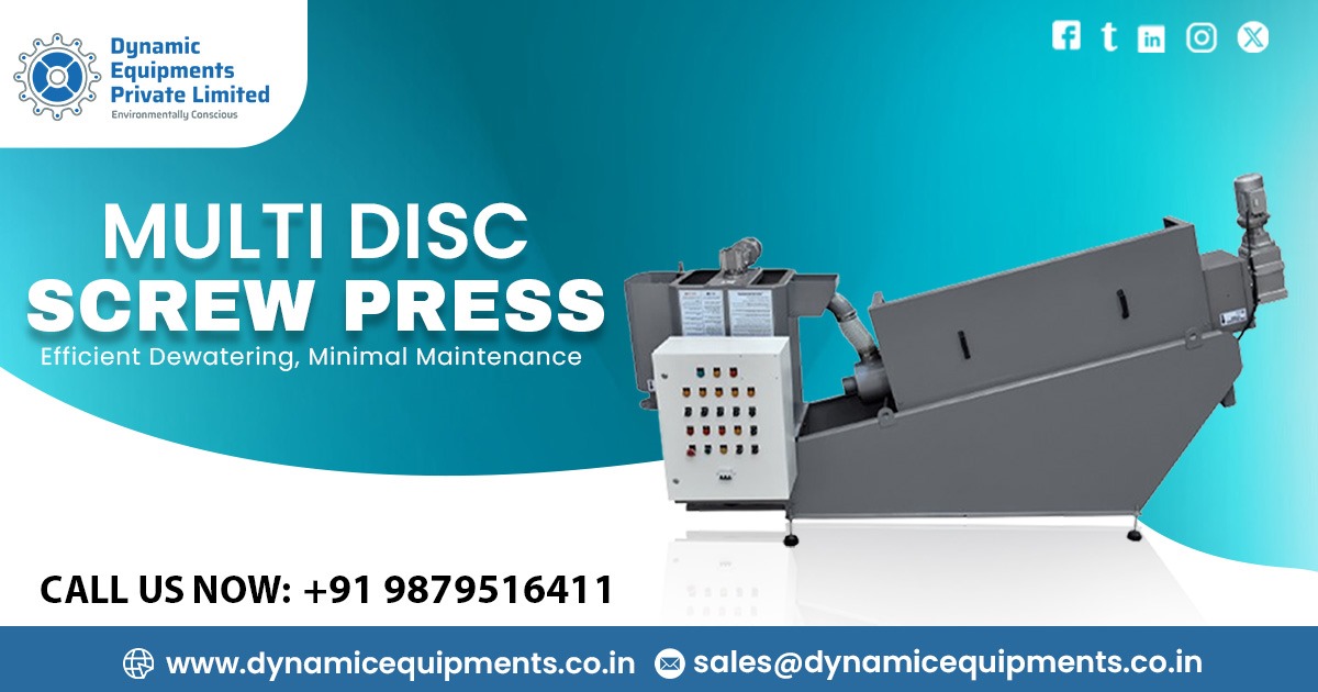 Manufacturer of Sludge Dewatering Equipment