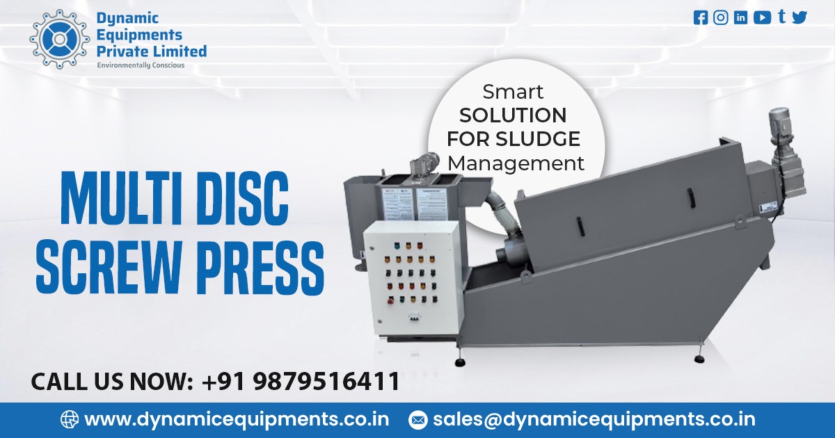 Multi Disc Screw Press Industrial Supplier