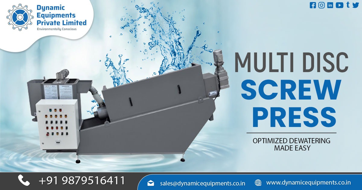 Multi-Disc Screw Press: Efficient Sludge Dewatering Solution