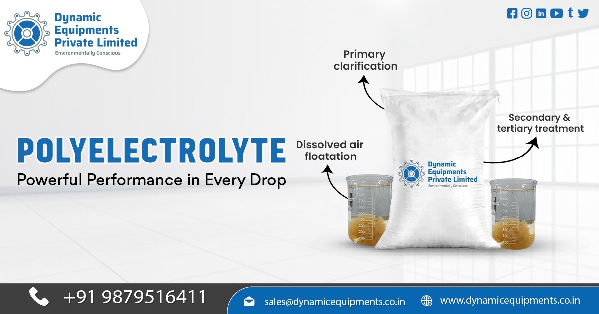 Polyelectrolytes for Wastewater Treatment Manufacturer