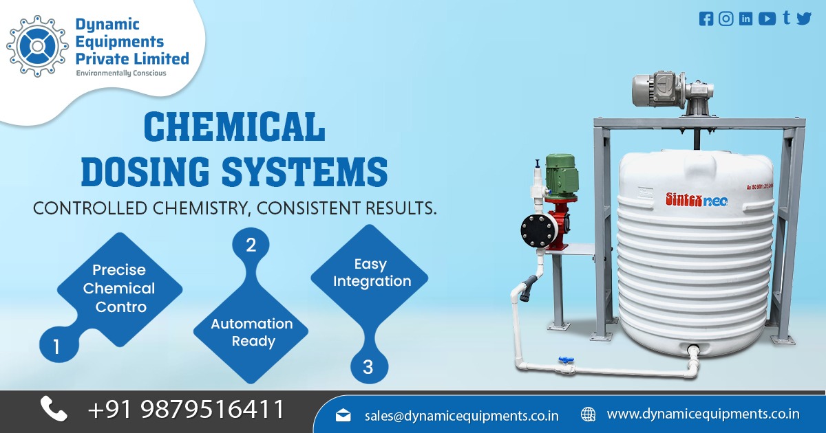 Smart Chemical Dosing Systems | Energy-Efficient & Cost-Effective