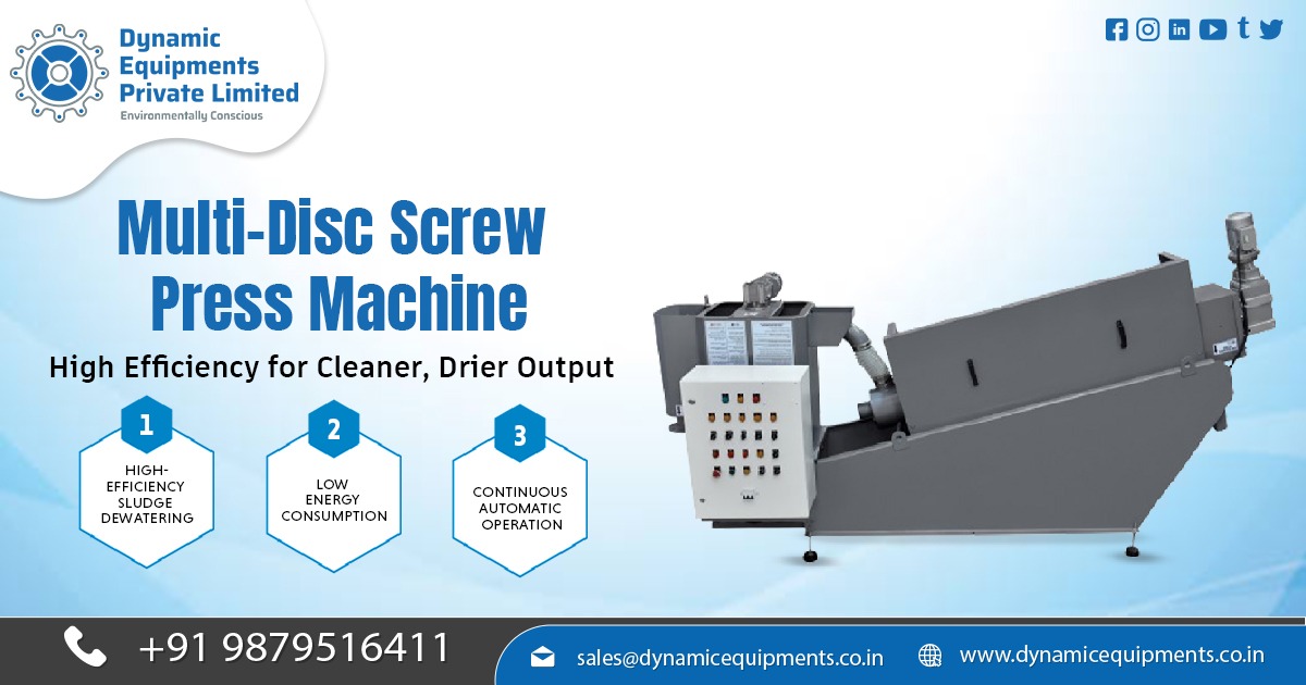 How Multi-Disc Screw Press Machine Improves Production Efficiency