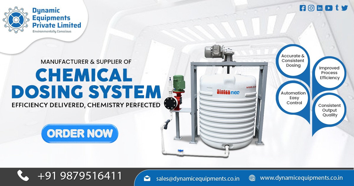 Automated Chemical Dosing System for Wastewater Manufacturer