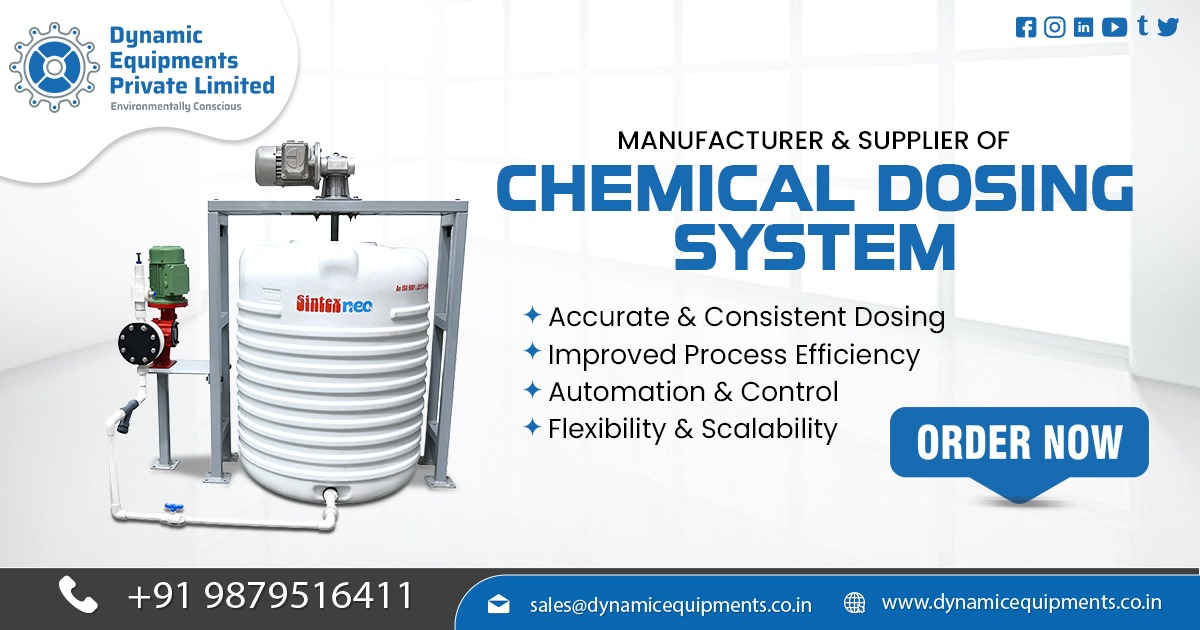 Chemical Dosing System for Wastewater Treatment