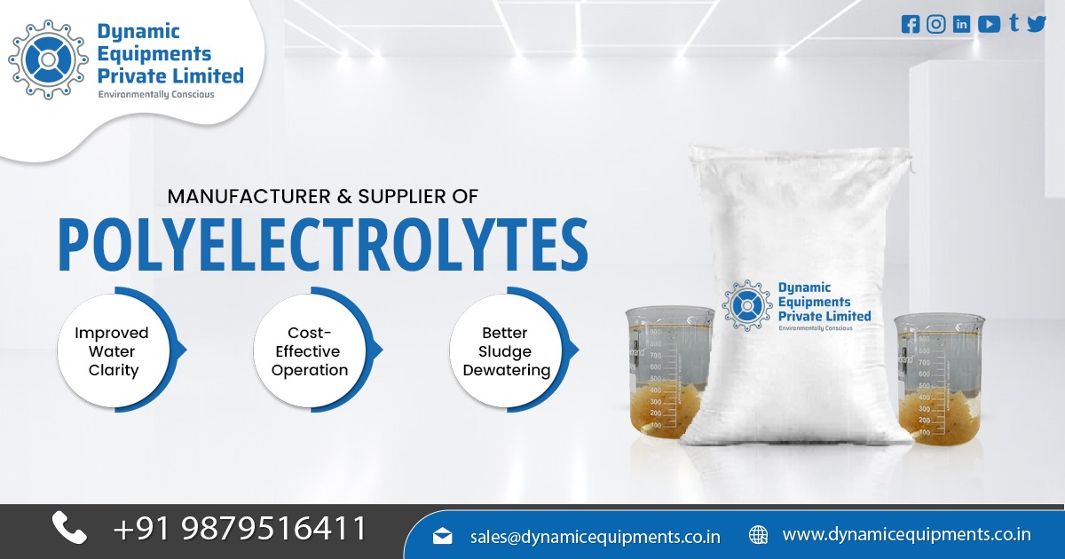 Premium Polyelectrolytes for Industrial and Municipal Applications