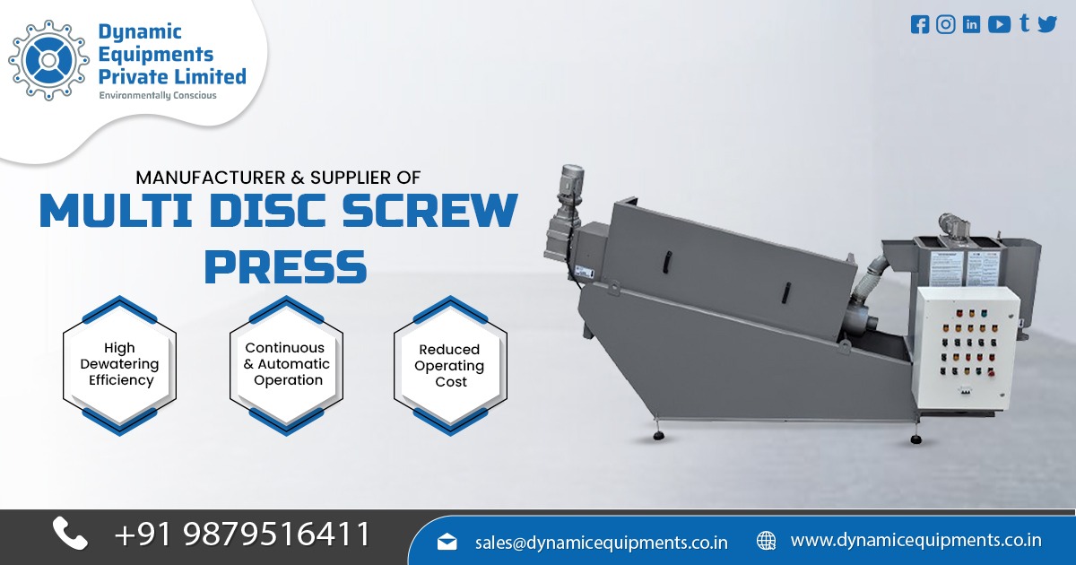 Boost Productivity with Multi Disc Screw Press