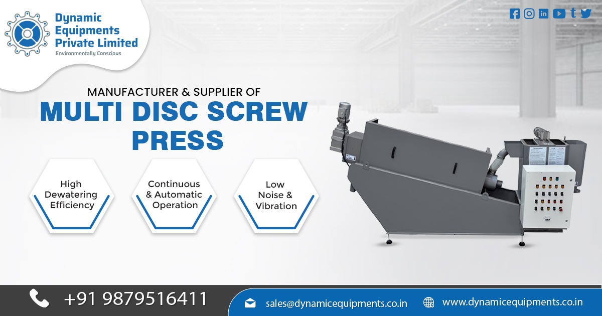 Choosing the Right Multi Disc Screw Press for Your Business