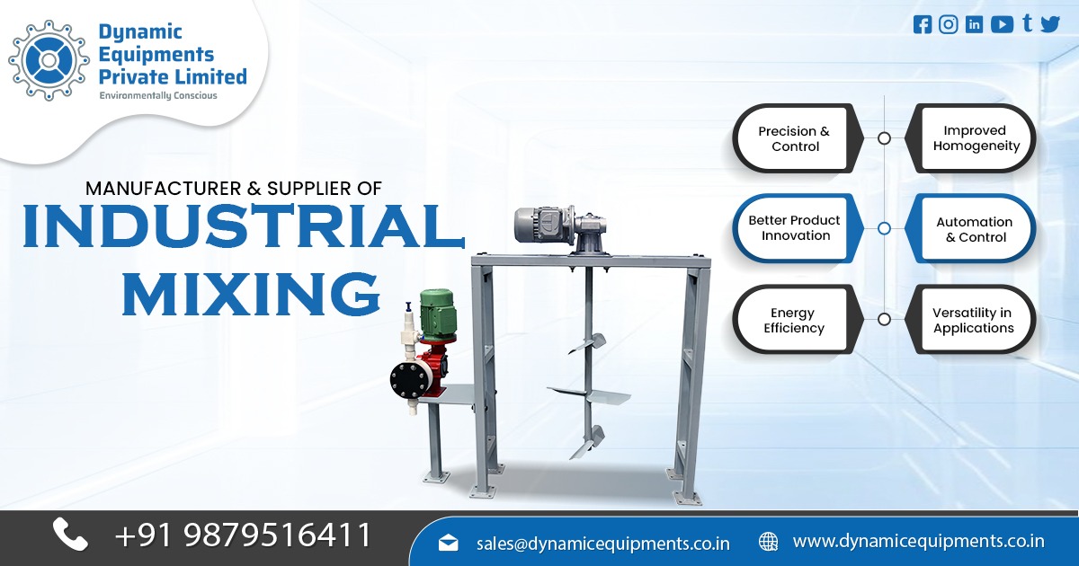Industrial Mixing Systems Manufacturer