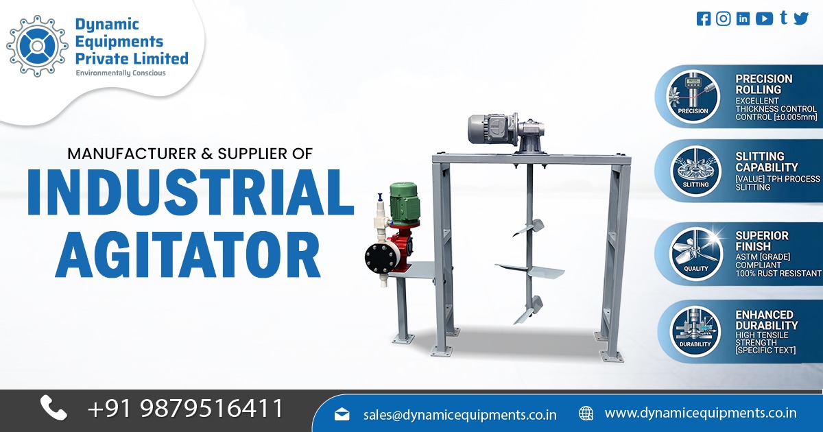 Industrial Agitator Mixer Supplier in Gujarat
