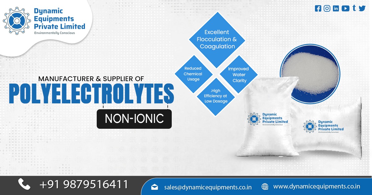 Anionic polyelectrolyte chemical used for water and chemical clarification process