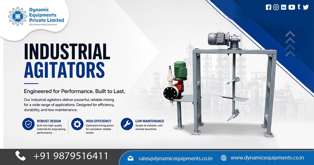 Industrial Agitators for Pharmaceutical Industry