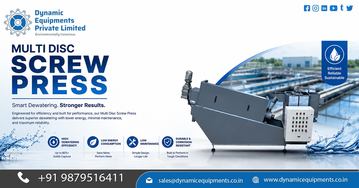 Automatic Sludge Dewatering Screw Press Manufacturer