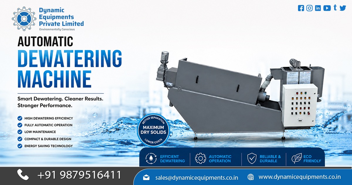 Manufacturer of Automatic Dewatering Machine