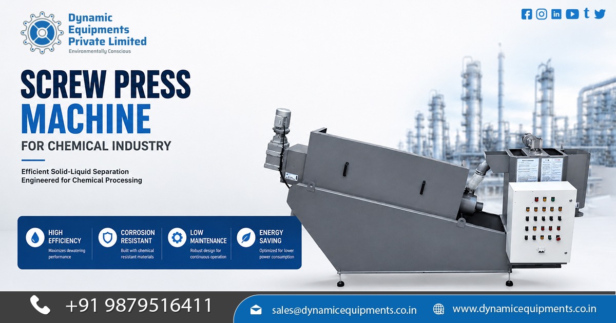 Manufacturer of Chemical Plant Sludge Treatment Machine