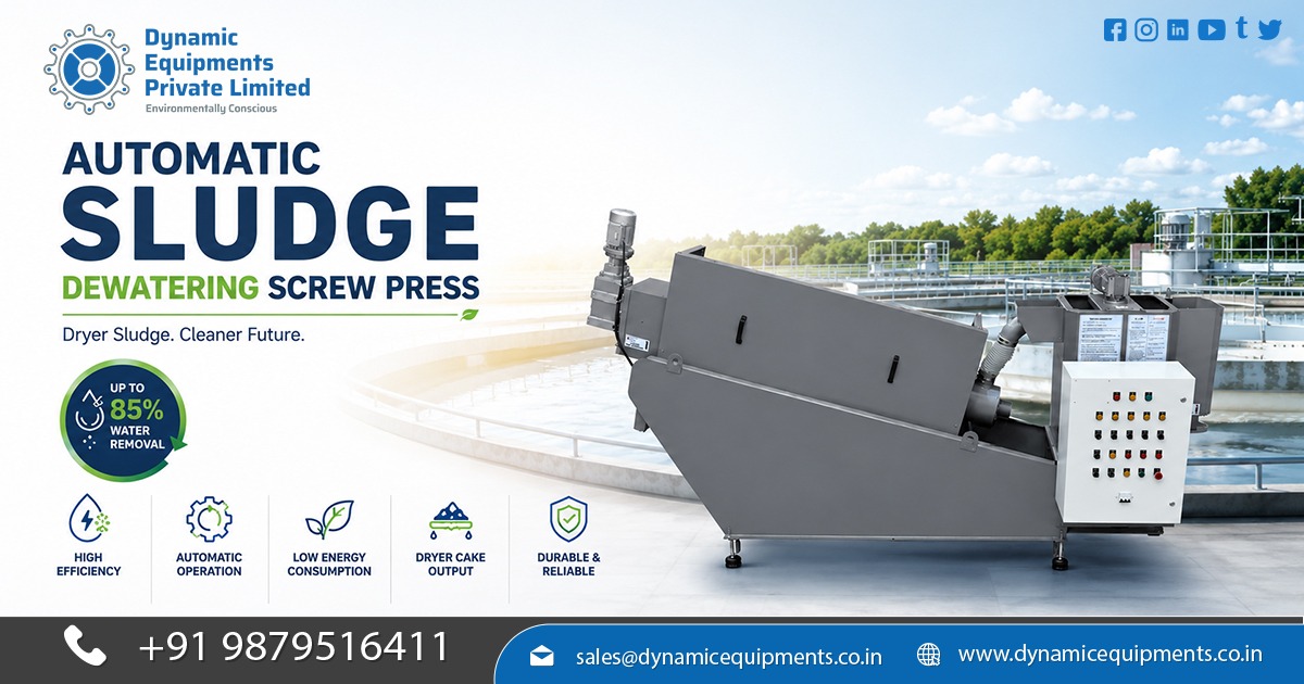 Modern Wastewater Treatment Screw Press Technology