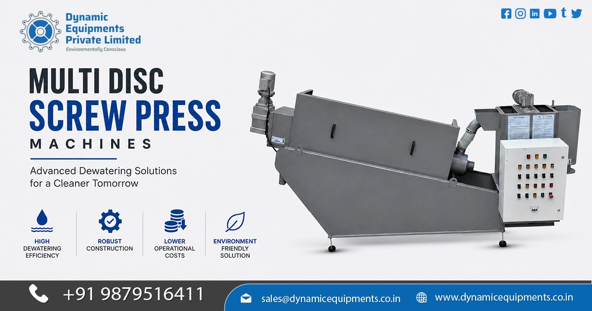 Manufacturer of Sludge Dewatering Machine