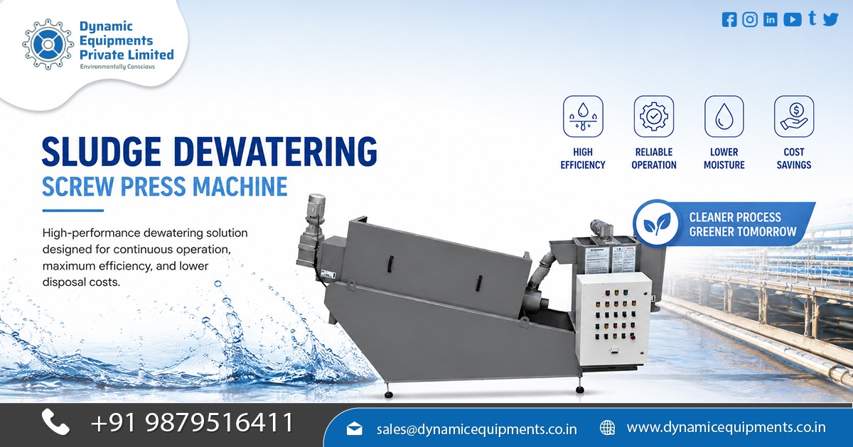 Modern Sludge Dewatering Screw Press Machine