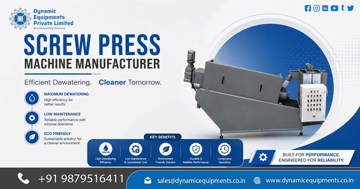 High Performance Screw Press Machine Supplier