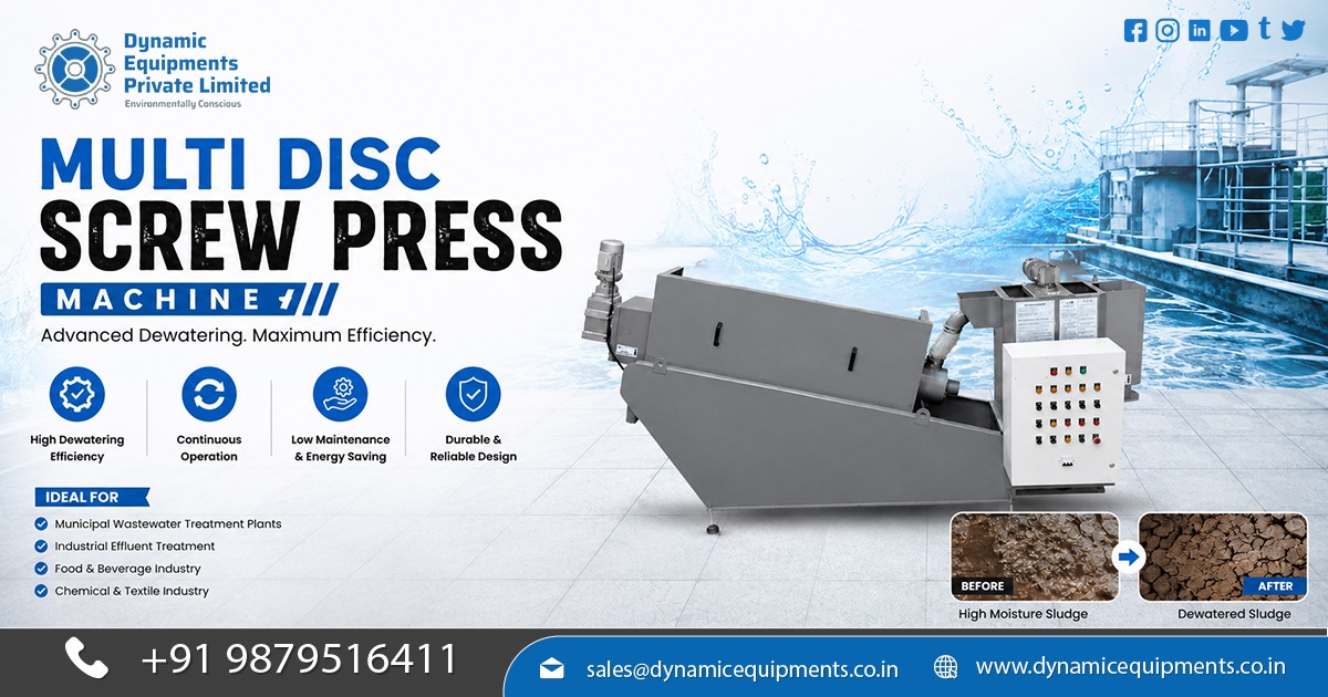 Best Sludge Dewatering Equipment for Wastewater Treatment