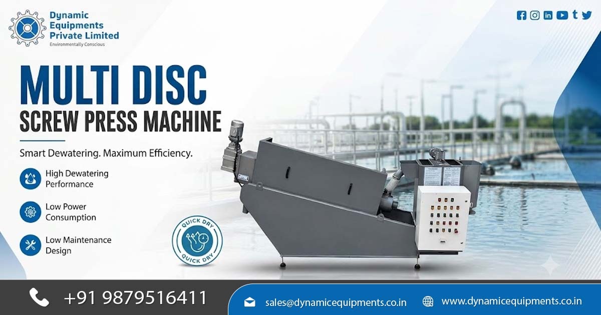 Continuous Sludge Dewatering Screw Press Manufacturer