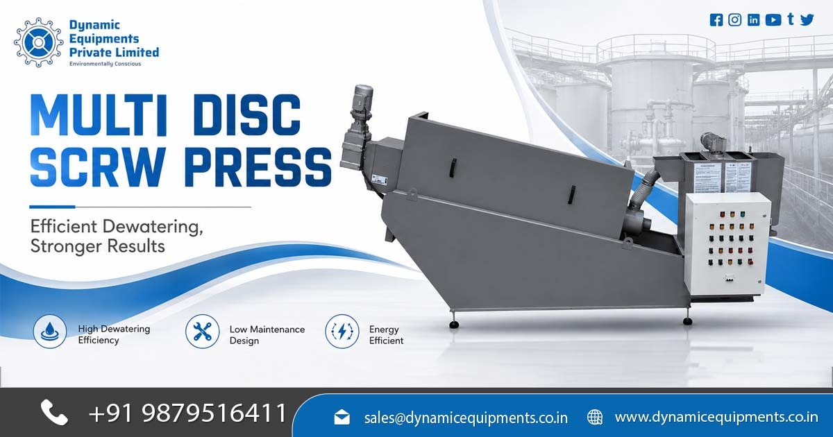 Screw-Type Sludge Dehydrator
