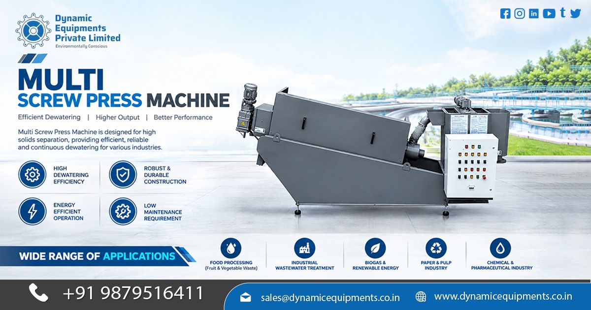 Sludge Dewatering Machine Manufacturer