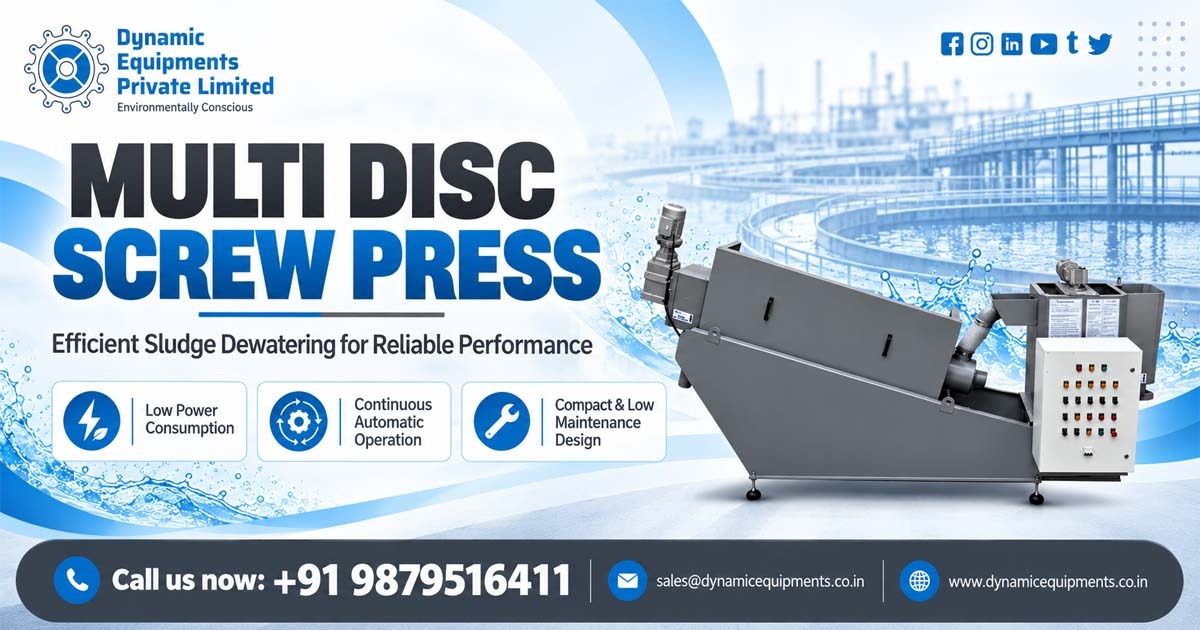 Screw Press for Sludge Dewatering Supplier